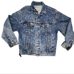Vintage 80s LEVI STRAUSS Women's Size L Denim Jean Jacket 57508-1109 USA Made